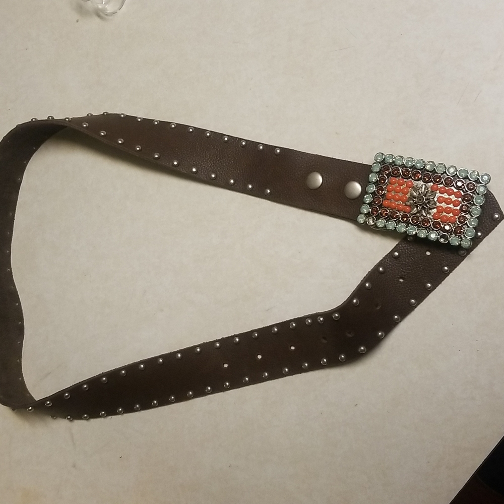 Genuine vintange Handmade Leather Belt